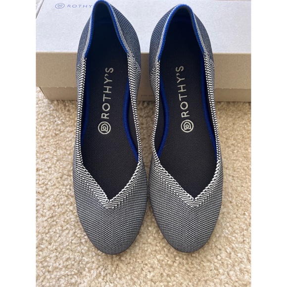 NWT Rothy’s Round-Toe Grey Birdseye - Picture 2 of 11